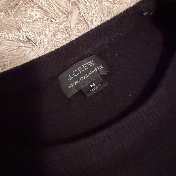 J. Crew Black Cashmere Sweater - Picture 3 of 8